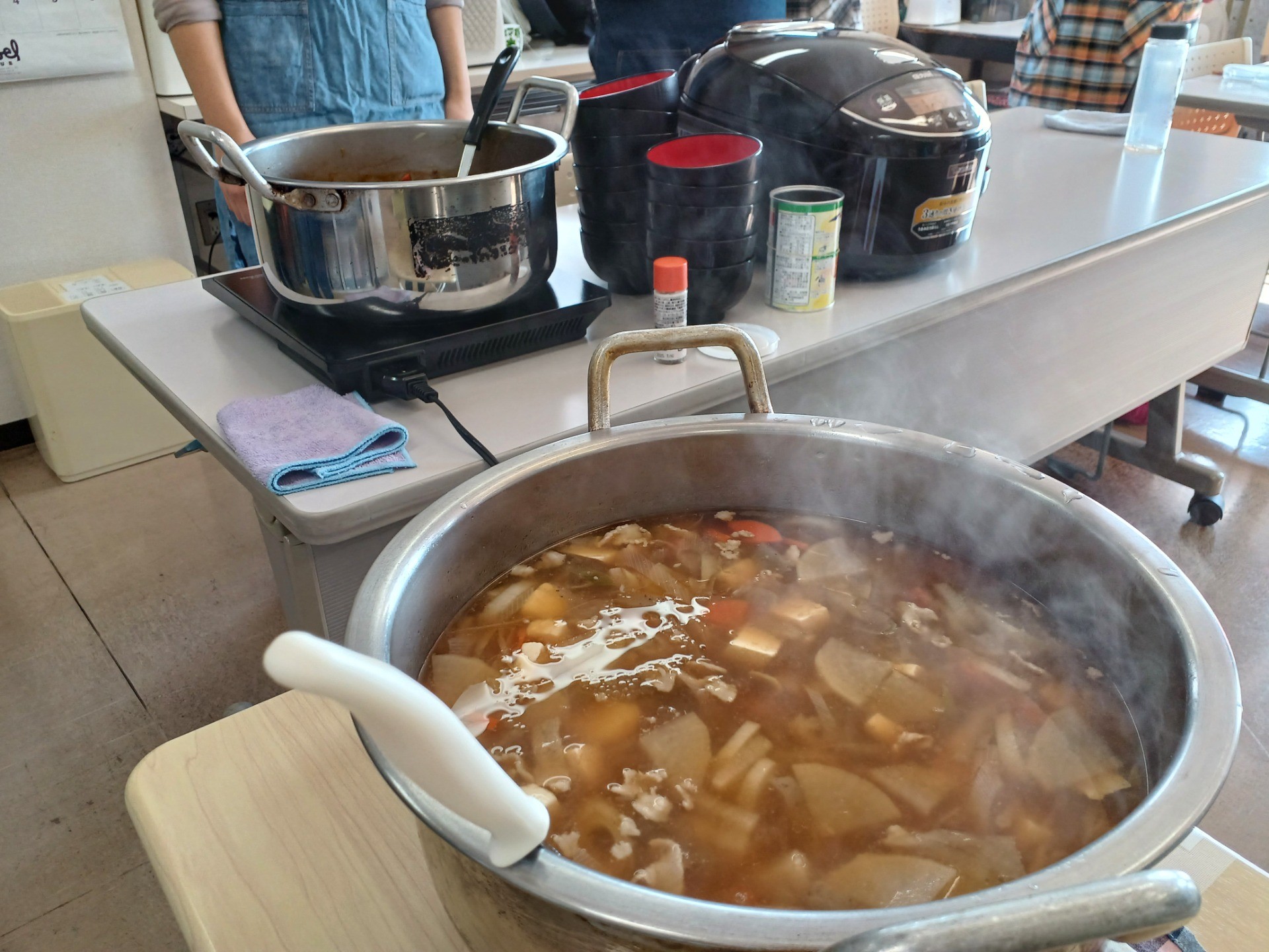 年越しカレー＆豚汁作りをしました🍛