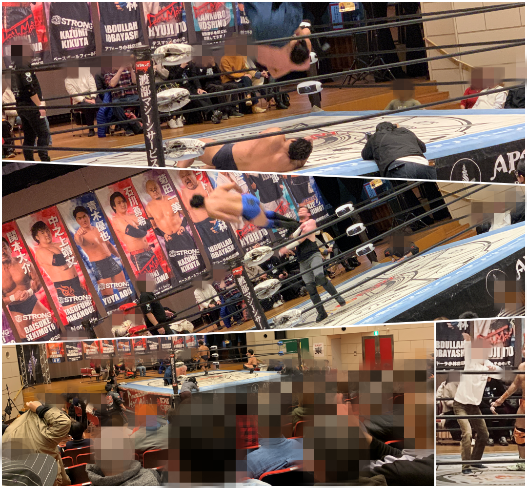大迫力のプロレス観戦！