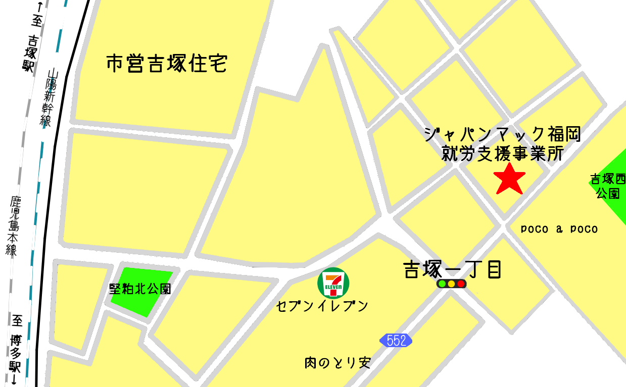 ジャパンマック福岡・周辺地図・博多区・福岡市